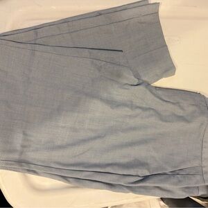 Zara Sky Blue Striped Trousers